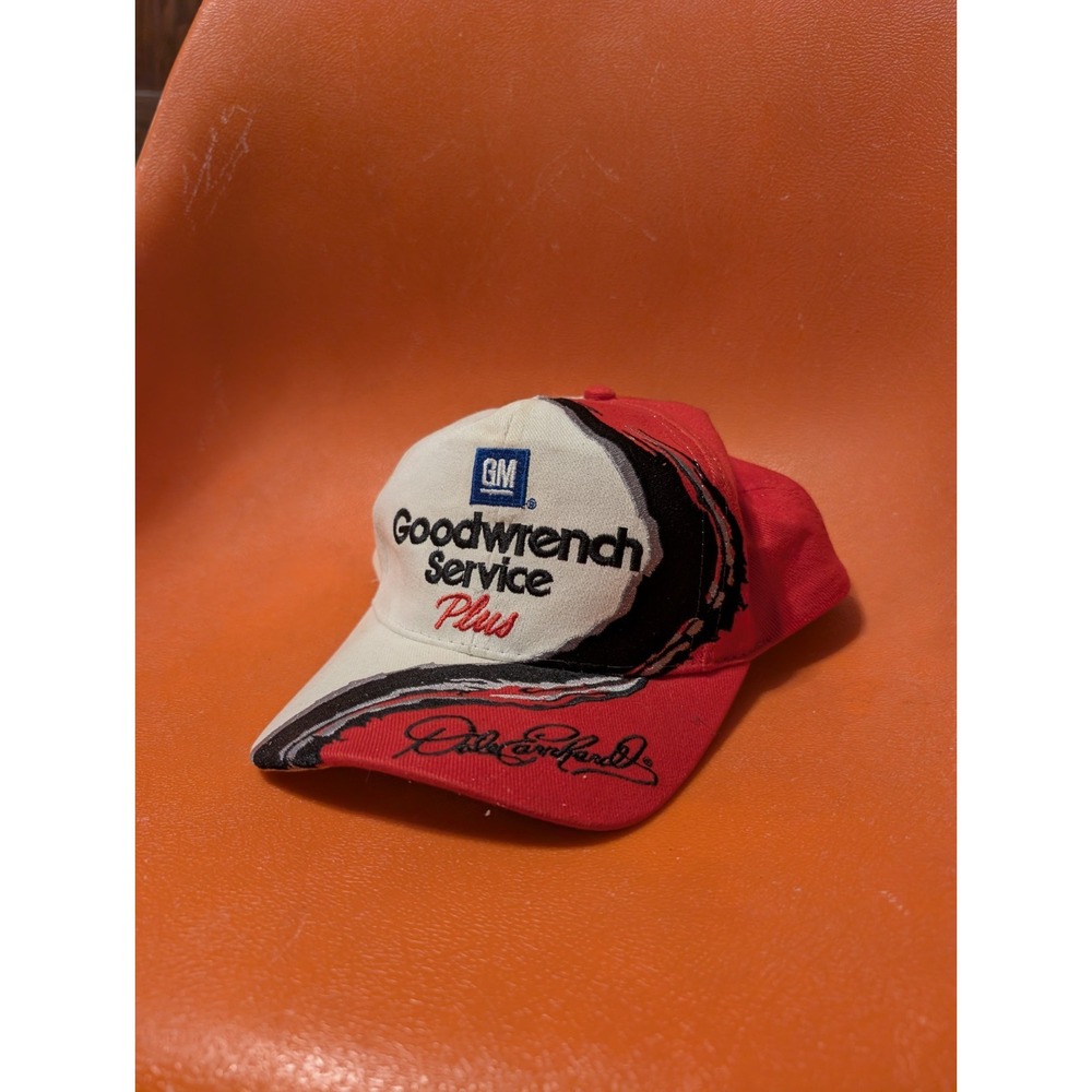 RARE Vintage GM GoodWrench Dale Earnhardt Sr. Splash Pattern Snapback Hat/Cap